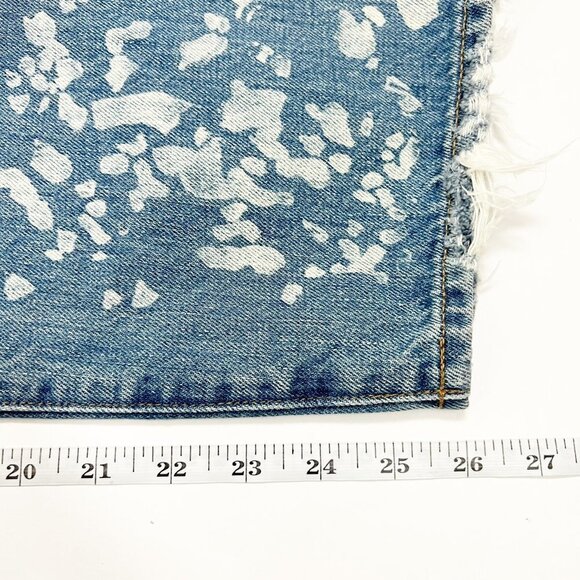 NWT Madewell Jeans The Dad Limited Edition Distressed Bleach Splattered. Size 29 - Picture 11 of 16